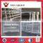 Adjustable galvanized steel step ladder
