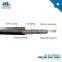 RG58A/U coaxial cable CCS conductor 50 OHM solid PE Al foil shield bare copper wire braid PVC jacket