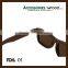 Hot-selling wood sunglasses, fashion natural wood frame with polarized lens