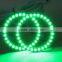 4 x80mm 5050SMD 30leds RGB angel eyes for all car, DC 12 V universal use color changing led angel eyes Rgb rings 80mm