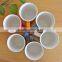 Stocked low MOQ custom logo porcelain mug , starbucks coffee ceramic mug