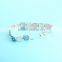 925 Sterling Silver Blue Opal Square Shape China Bracelet SBI173W