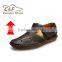 2016 new Genuine leather sandal shoes for tall men