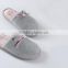 grey basic super warm indoor slipper woman lady slipper cheap price slippers for women 2016