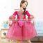 2015 real mode hot sale Sofia Princess dress boutique shop latest design cheaper baby teenage party dress