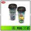 16oz bpa free double wall plastic thermal cup with lid