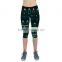 New Yoga Gym Women's Floral Elastic Waist Fitness Stretch Cropped Leggings Pants