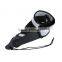 Adjustable Nylon Univeral 4.8cm Wide Bass Guitar Shoulder Strap Belt with Leather Ends