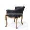 American style wooden bar stool outdoor curved back chair