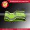 Fluorescent elastic hook and loop reflective armband