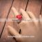 2016 new arrival fashion women ring wool yarn embroidered ring