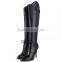 2015 New fashion high heel genuine leather over knee boots sexy lace-up leather over knee boots for ladies CP6701