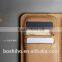 Oem custom wholesale genuine leather cell phone case with card holder