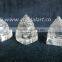 CLEAR CRYSTAL QUARTZ CARVING SMALL SIZE SHREE YANTRA