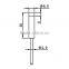 D6.5 Cable series Non-flush Standard inductive proximity sensor with short body
