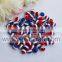 8*8MM & 5*6 MM Red Blue White Striped Beads Resin Epoxy Chunky Bubblegum Beads!! Loose Stripes Resin Beads!! !!