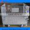 Hot Sale Folding Stacked Wire Mesh Pallet Cage Steel Mesh Crates