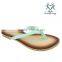 new simple design flip flop ladies slipper flat shoes for beach