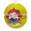 Clown face round accordion paper lantern