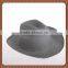 Fashionable purple paper woven sun beach visor cowboy hat