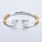 Hot selling Silver Plated Brass jewelry , Monkey King's Incantation of the Golden Hoop Design Open Bangle