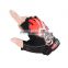 2015 adjustable half short finger best bicycle gloves