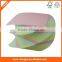 Factory Colorful twisted sticky notes,memo pad,spiral paper block