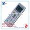 ZF White 15 Keys UNIVERSAL A/C REMOTE CONTROL K-1028E 1000 in 1 Air-conditioner controller with Blister Package and manual