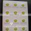 Waterproof PP plasic sticker for shampoo bottle