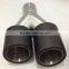 Hot sell carbon fiber dual exhaust end pipe, Exhaust muffler tip
