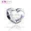 T018A Anniversary Letter Mum Oxidized Love Charm Floating Charm Fit DIY Custom Jewelry