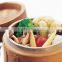 diameter 23.5 cm china bottom reusable and healthy bamboo food steamer