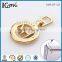 Hanging gold rotatable strong metal zipper puller for bag