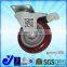 JY-403|Medium duty industrial hardware PU swivel caster wheel|Rollerblade style PU caster wheel with brake