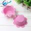 Beautiful round flower cup cake cup