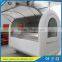 moving food cart outdoor coffee kiosk mobile fast food carts for sale