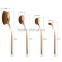 Professional toothbrush shape 4pcs rose gold oval makeup brush set wholesale makeup brushes