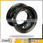auto forklift wheel rim with black painting