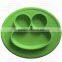 Wholesale Custom Non-Stick silicone plate for kids tableware Silicone kid placemat