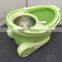 Magic mop with wheels fast dehydration and washing mop head
