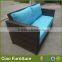PE rattan garden sofa set outdoor comfortable patio sofa set