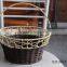 Round/Rectangular Paper Rope Wire Storage Basket With Ear Handle