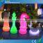 Colored led giant chess set