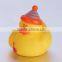 Promotional Christmas toy PVC floating bath baby duck