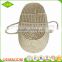 Wholesale hand woven nature soft straw maize undress carry baby sleeping mose basket