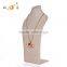 Linen jewelry display stand for necklace