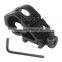 T2008 Durable Gun Optical Sight Flashlight Mount Holder Clip Clamp Black