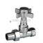 RADIATOR VALVE WITH CROSS HANDLE