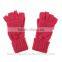 promotional acrylic knitted glove / knitting glove