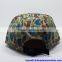 custom made design camo 5 panel snapback cap/hat